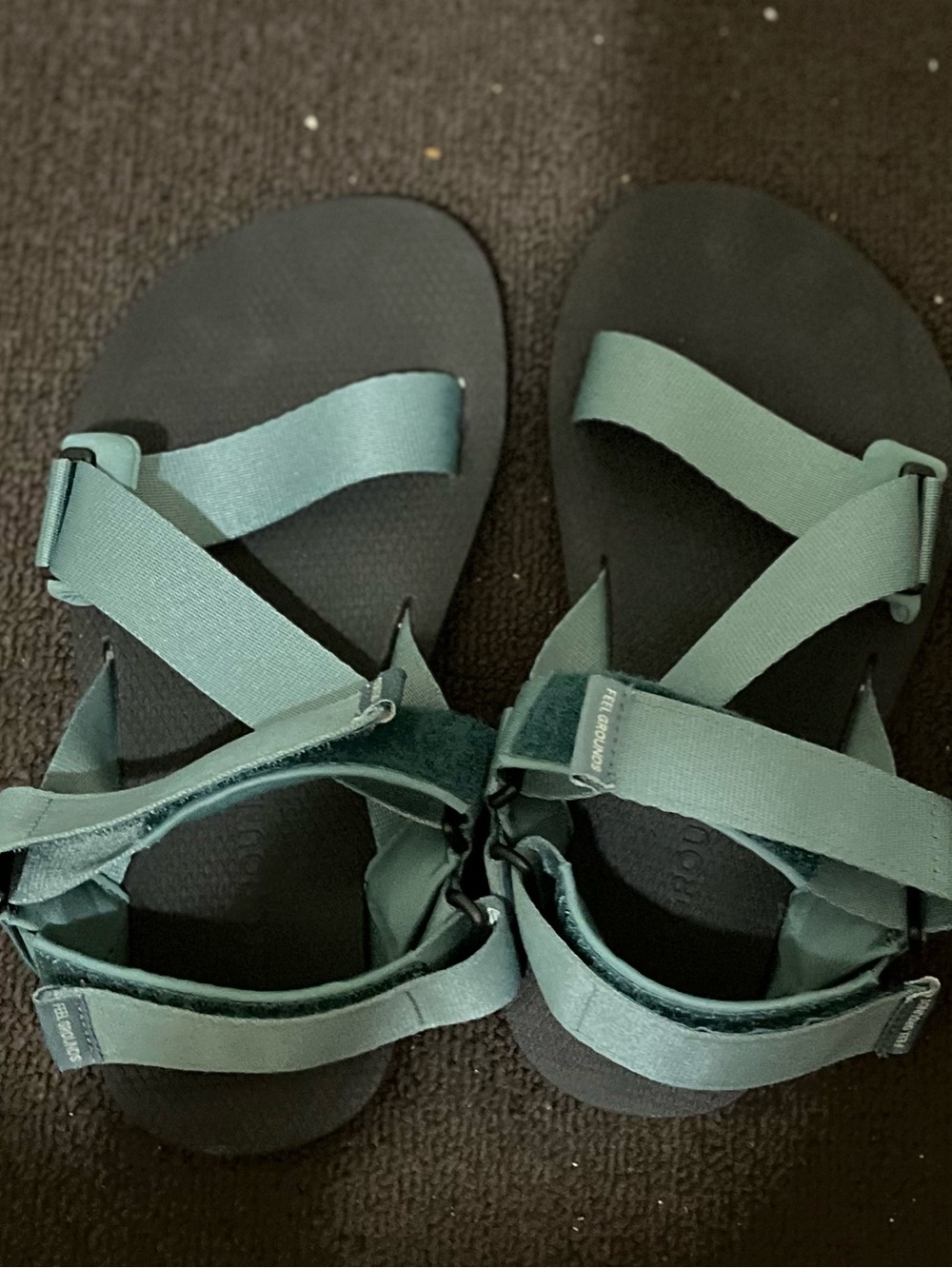 36 feelgrounds Pathway sandals sage leaf green NEW barefoot